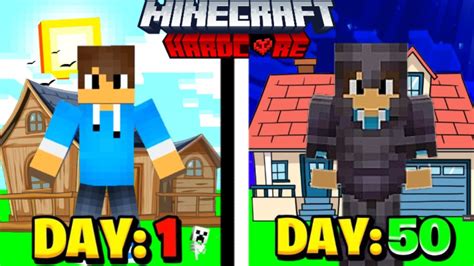 SURVIVING 100 DAYS In HARDCORE Minecraft YouTube