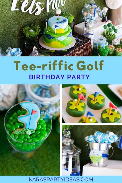 Tee Riffic Golf Birthday Party Kara S Party Ideas Golf Birthday