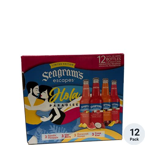 Seagrams Escapes Hola Paradise Variety Total Wine And More