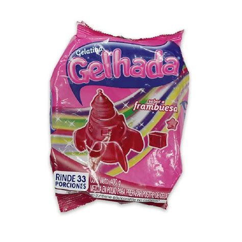 Gelatina Frambuesa GelHada 400 Gr Supermercadosantamaria