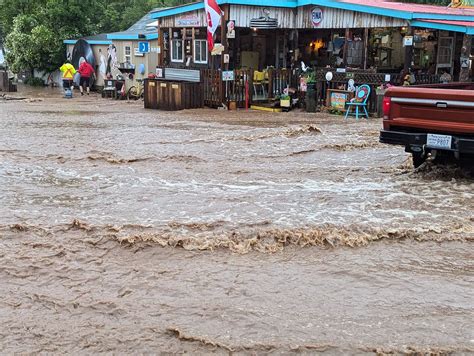 UPDATE: Numerous roads washed out after flash flooding in the Valley