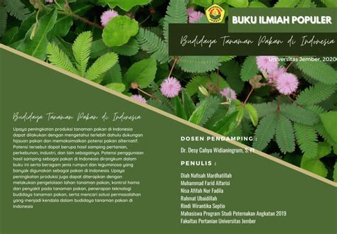 PDF BUKU ILMIAH POPULER BUDIDAYA TANAMAN PAKAN DI INDONESIA