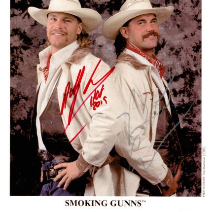 Smoking Gunns - Billy Gunn & Bart Gunn signed 8x10 Photo (w/ JSA ...