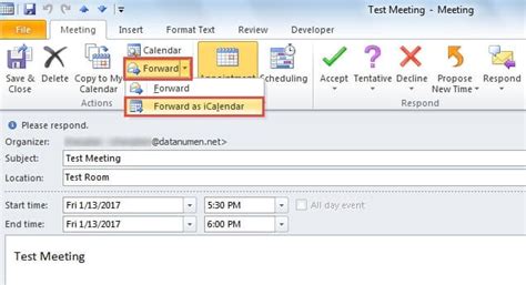 How To Forward A Meeting Invitation In Outlook Onvacationswall