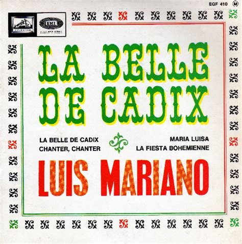 Luis Mariano La Belle De Cadix 1965 Vinyl Discogs