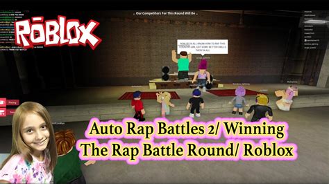 Auto Rap Battles 2 Winning The Rap Battle Round Roblox Youtube