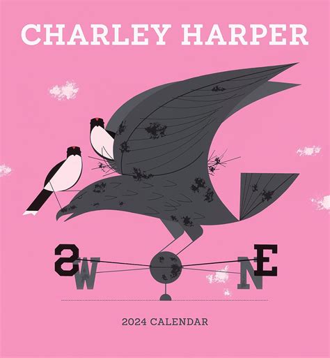 Charley Harper 2024 Wall Calendar Charley Harper 9781087506432