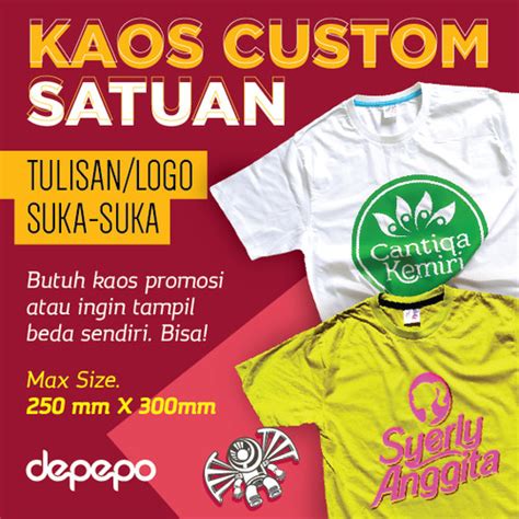 Detail Contoh Desain Kaos Promosi Koleksi Nomer