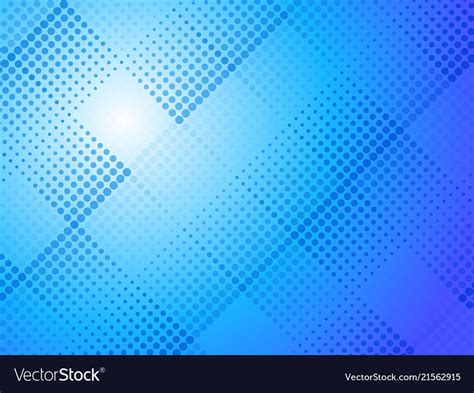 Abstract Blue Halftone Dots Background Royalty Free Vector