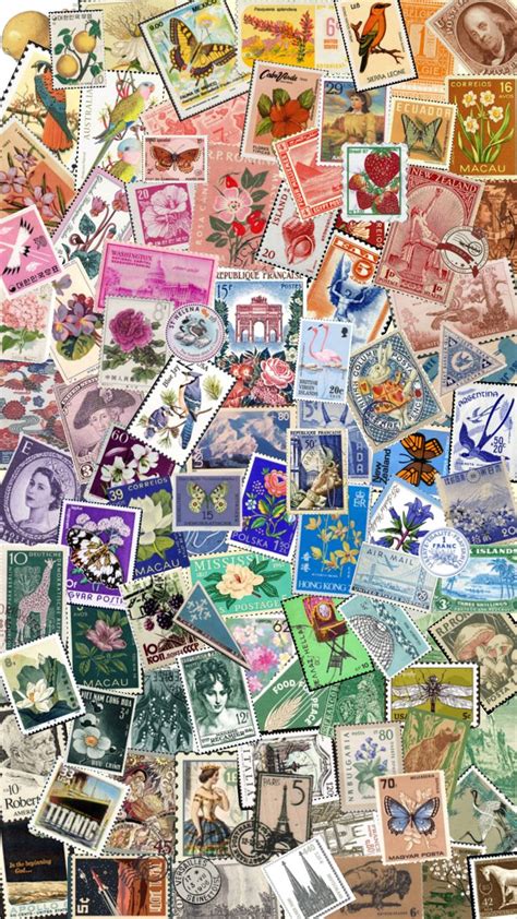 #stamps #letter #mail #rainbow #colorful #collage | Pop art wallpaper ...