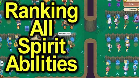 Ranking All Spirit Abilities Moonstone Island YouTube