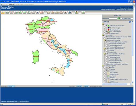 Il Sistema Informativo Territoriale Della Carta Del Rischio Articoli