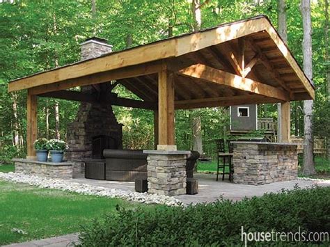 Spectacular Outdoor Living Spaces Backyard Pavilion Outdoor Pavilion