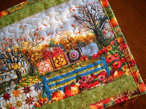 Julies Creative Ideas Autumn Quilts Mug Rugs Coffee Coasters Mug