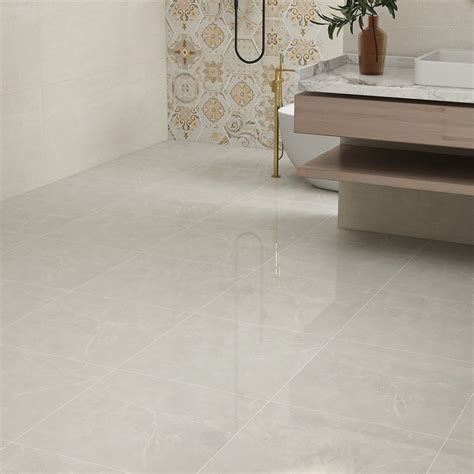 High Gloss Glazed Polished Porcelain Floor Tile 80X80 60X60 For