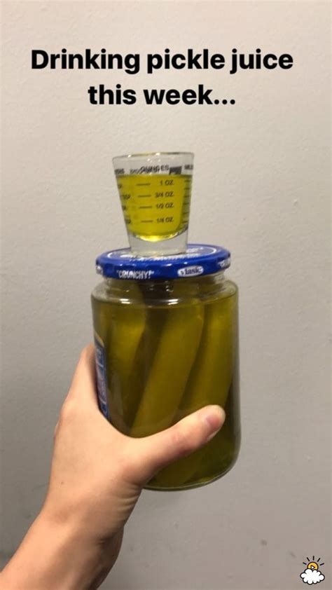 I Drank A Shot Of Pickle Juice Every Single Day At The End Of 7 Days