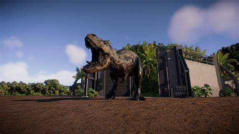 Ark Tyrannosaurus Final Version Ark Ports Jurassic World Evolution 2 Modding Youtube