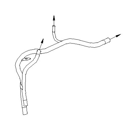 Subaru Forester L Eyesight Engine Coolant Bypass Pipe Pipe