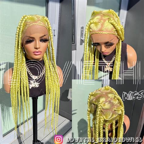 Ready To Ship Next Day2days FREE SHIPPING Full Lace Braided Wig Box