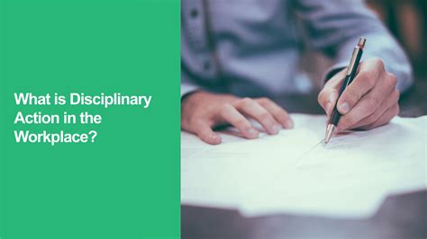 What Is Disciplinary Action In The Workplace