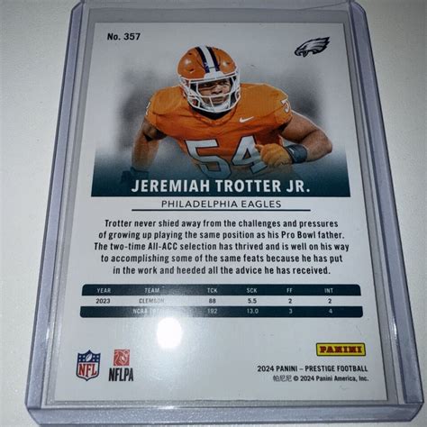 Panini Prestige Rookies Xtra Points Diamond Jeremiah