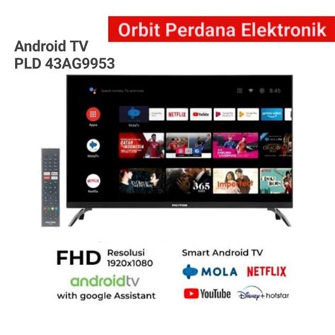 Jual Polytron Led Smart Android Tv Inch Pld Ag Shopee Indonesia