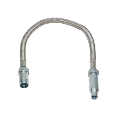 Silver 12 Inches Stainless Steel Body Flexible Fire Sprinkler Hose For