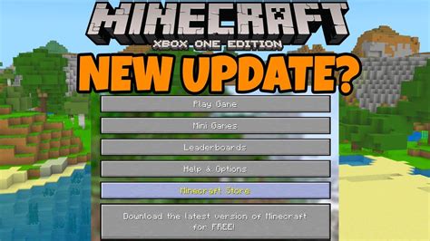 Minecraft Xbox One Edition New Update Title Update Youtube