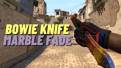 Bowie Knife Marble Fade CSGO Knife Showcase YouTube