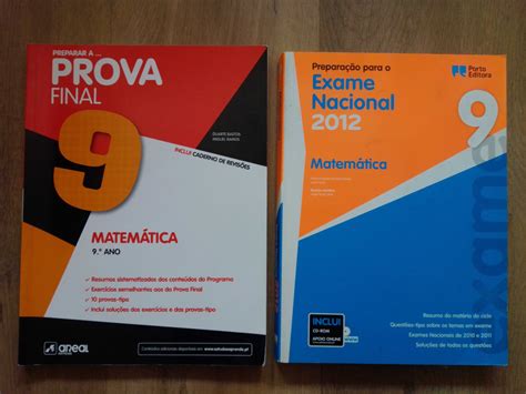 Manuais Preparação Exames Finais De Matemática Do 9 Ano Marvila • Olx