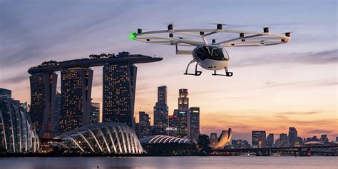 Deutschland Singapur Volocopter Baut Flugtaxi Flotte