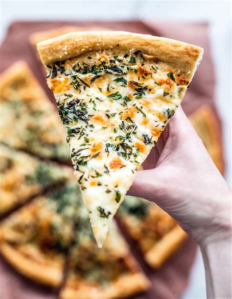 Herb And Garlic Cheese Pizza Killing Thyme