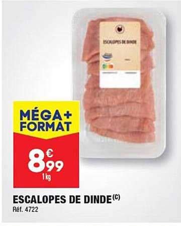 Promo Escalopes De Dinde Chez Aldi Icatalogue Fr