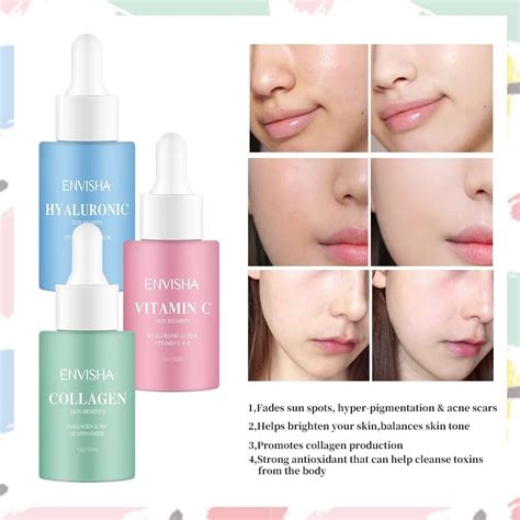 Quality Goods Face Essence C Hyaluronic Serum Set Envisha Skin Collagen