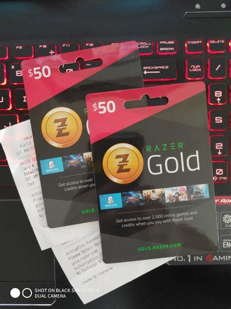 Razer Gold Card Tickets Vouchers Vouchers On Carousell