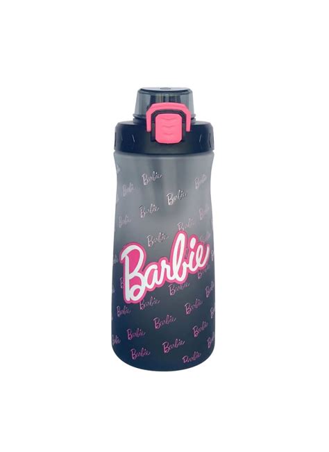 Barbie Collection Plastic Bottle With One Touch Flip Top Lid Miniso