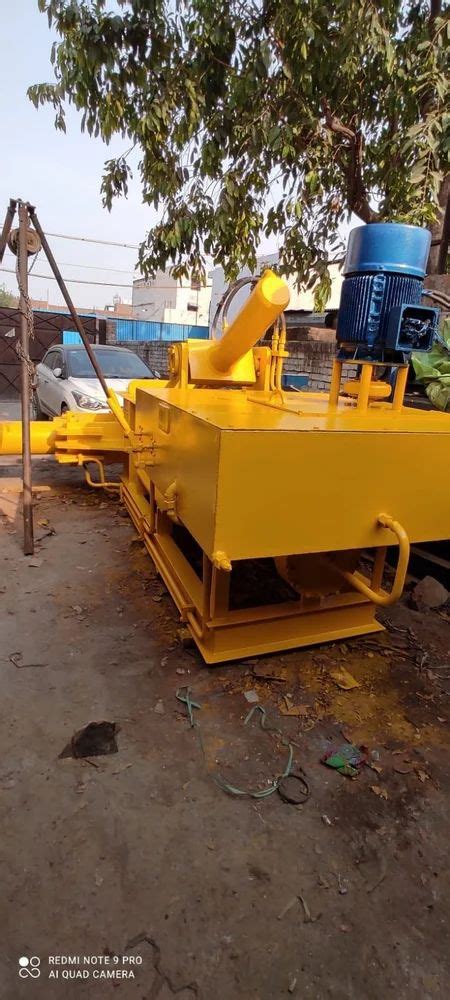 Triple Action Mild Steel Hydraulic Scrap Baling Press Machine Capacity