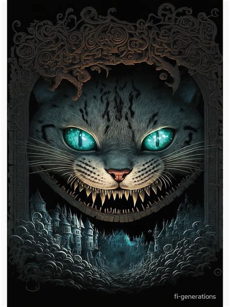 "Cheshire Cat - Alice's Adventures in Wonderland" Art Print for Sale by ...