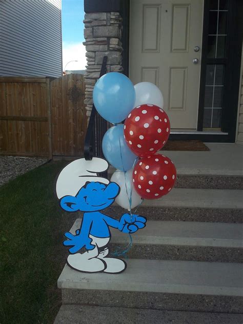 The Smurfs Birthday Party Ideas Photo 1 Of 26 Catch My Party