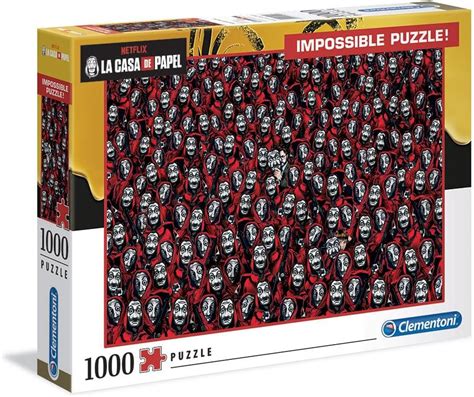 Clementoni 39527 Impossible Puzzle La Casa Di Carta 1000 Pezzi Made In Italy Puzzle