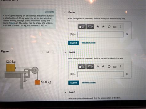 Solved Constants Part A A Kg Box Resting On A Chegg