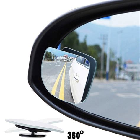 1 Pair Automobile HD 360 Degree Wide Angle Adjustable Car Rear View