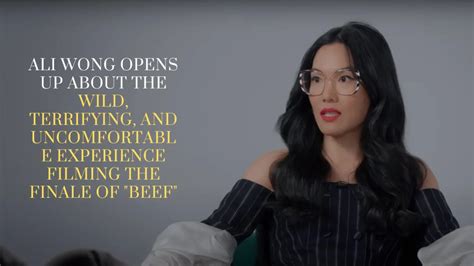 Ali Wong Wild Experience Filming The Finale Of Beef