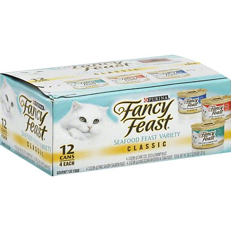 Purina Fancy Feast Seafood Classic Pate Gourmet Cat Food Ct Cat