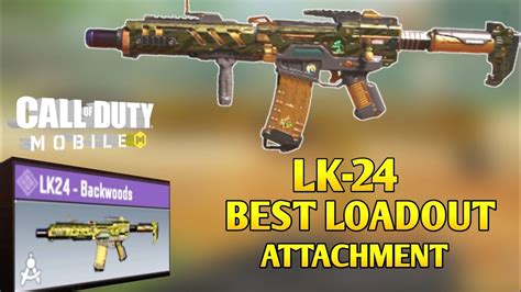 Gunsmith BROKE The LK 24 In Cod Mobile This New LK 24 Backwoods