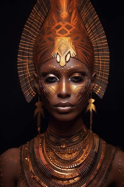 Premium Ai Image A Woman With A Crown On Her Head