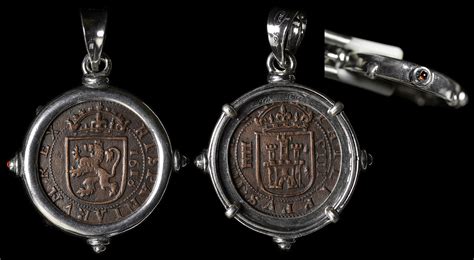 Ancient Resource Authentic Spanish Copper Pirate Coins For Sale