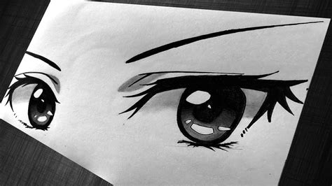 How To Draw Anime Eye Easy Youtube