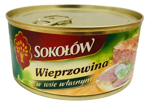 Sokołów wieprzowina w sosie własnym 300g 13519304091 Allegro pl