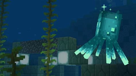 Minecraft Glow Squid Locations Spawn Drops And More